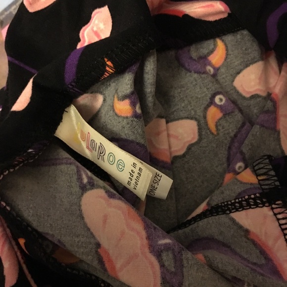 Lularoe Flamingo leggings - Picture 3 of 5